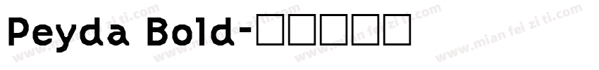 Peyda Bold字体转换